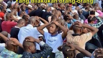 Ekspresi saat WhatsApp down. Foto: X.com