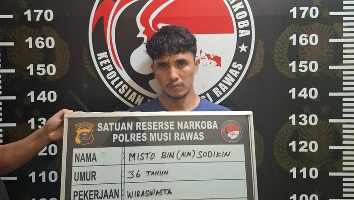 Misto, pengedar narkoba di Musi Rawas ditangkap saat pesta sabu
