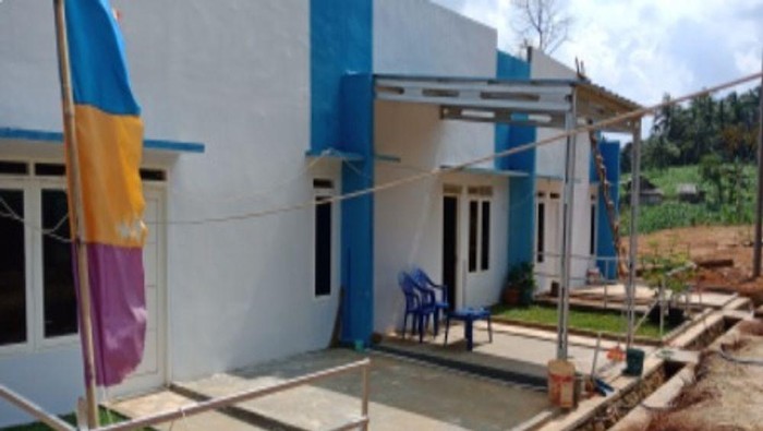 Penampakan rumah di Griya Surya Tanjungbaru