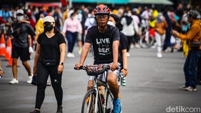 Sempat Libur 2 Pekan, CFD Jakarta Kembali Digelar