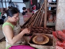 Cuaca Tak Tentu Bikin Produksi Gerabah di Badung Macet