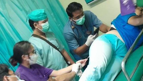 Seorang warga Buleleng berinisial ES menjadi korban penembakan Jumat (11/4/2025).