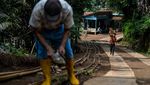 Serunya Bermain Lori di Kampung Ciherang Garut