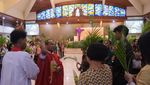 Suasana Misa Minggu Palma di Papua