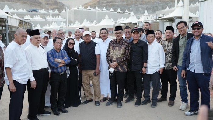 BP Haji, Kemenag dan Komisi VIII DPR RI pantau area Armuzna jelang penyelenggaraan ibadah haji 2025, Minggu (13/4) waktu Arab Saudi.