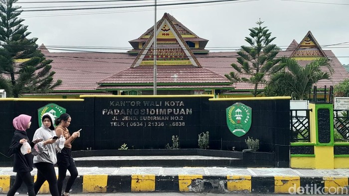 Kantor Wali Kota Padangsidimpuan. (Nizar Aldi/detikSumut)