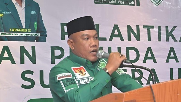 Ketua Umum Pimpinan Pusat Gerakan Pemuda Al Washliyah (PP GPA) Aminullah Siagian