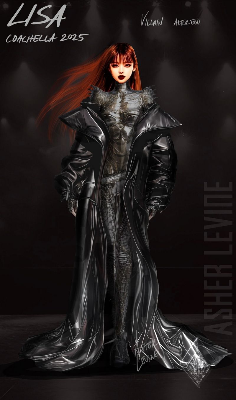 Kostum Lisa BLACKPINK di Coachella 2025