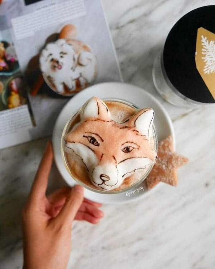 Unik Menggemaskan! 10 Masterpiece Latte Art yang Bikin Tak Tega Minumnya