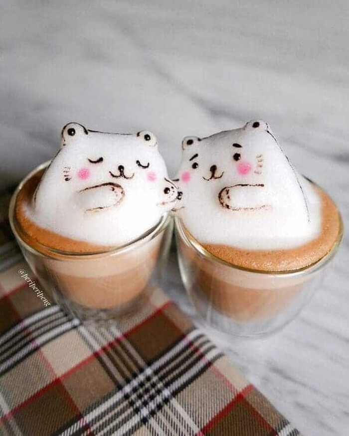 Masterpiece Latte Art Unik Menggemaskan! 10 Masterpiece Latte Art yang Bikin Tak Tega Minumnya