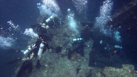 Perairan laut Tulamben merupakan destinasi wisata yang menawarkan pemandangan bawah laut.
