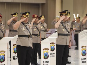 15 Kapolres hingga PJU Polda Jatim Berganti, Ini Daftar Lengkapnya