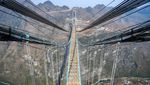 Penampakan Jembatan Tertinggi Dunia yang Dibangun China