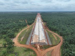 Penampakan Terkini Proyek Tol Betung-Tempino-Jambi 170 Km