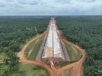 Penampakan Terkini Proyek Tol Betung-Tempino-Jambi 170 Km