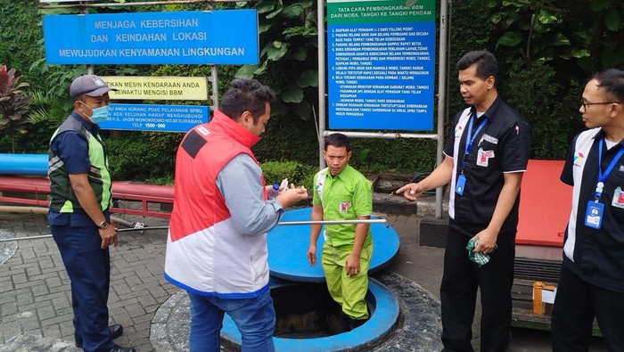 Pertamina lakukan pengecekan di SPBU Ciliwung Kota Malang