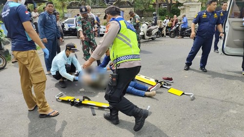 Lagi, Pemotor Tewas Tabrak Truk di Jalan Denpasar-Gilimanuk