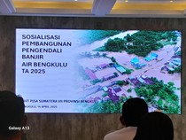 BWSS Butuh Rp 2,8 Triliun untuk Pembangunan Pengendali Banjir di Bengkulu