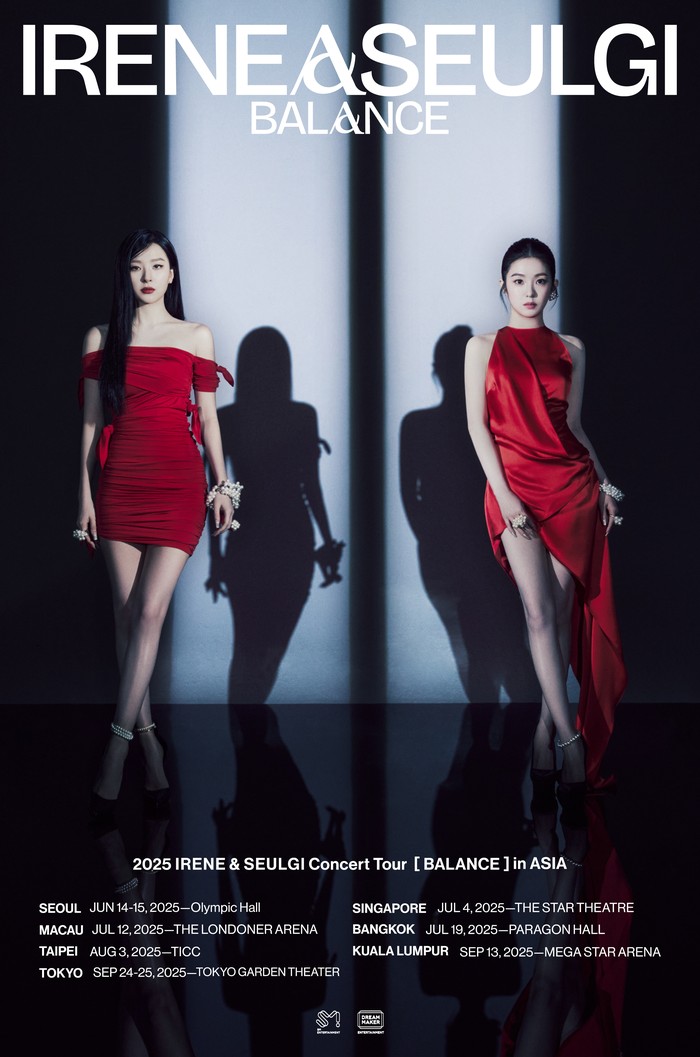 Poster 2025 IRENE & SEULGI Concert Tour [BALANCE] in ASIA.