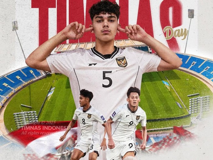 Timnas Indonesia U-17 Vs Korea Utara U-17 di perempatfinal Piala Asia U-17 2025.