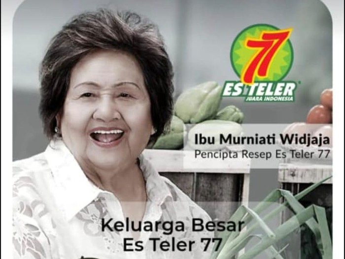 Berita duka pencipta resep Es Teler 77 tutup usia