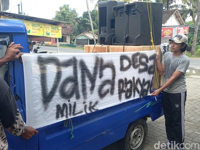 Forum Peduli Seloharjo mendatangi Kantor Kalurahan Seloharjo, Pundong, Kabupaten Bantul, DIY, Selasa (15/4/2025).