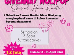 Giveaway Wolipop! Gratis Scarf Buttonscarves Total Rp 1,2 Juta