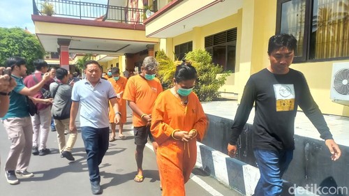 Konferensi pers pengungkapan kasus narkoba di Mapolres Buleleng, Selasa (15/4/2025). (Foto: Made Wijaya Kusuma/detikBali)