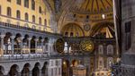 Kubah Masjid Hagia Sophia Turki Siap Direstorasi
