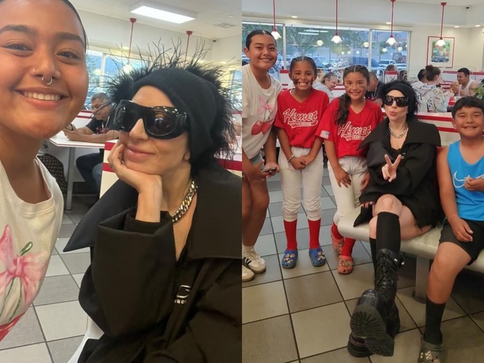 Lady Gaga ke Burger In-N-Out