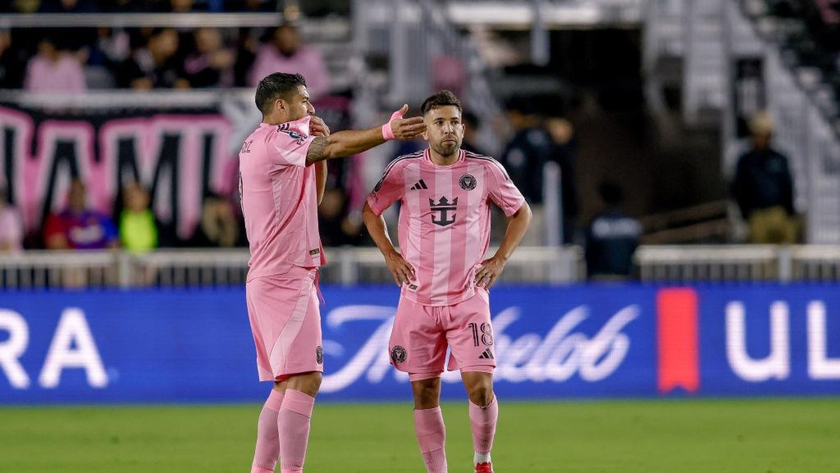 Luis Suarez gigit rekan setim di Inter Miami Jordi Alba (Icon Sportswire via Getty Images/Icon Sportswire)