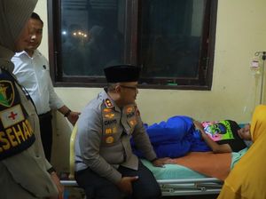 Kapolres Klaten Jenguk-Beri Dukungan Korban Keracunan Karangturi