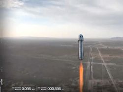 Penampakan Wahana Blue Origin yang Angkut Katy Perry ke Luar Angkasa