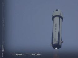 Penampakan Wahana Blue Origin yang Angkut Katy Perry ke Luar Angkasa