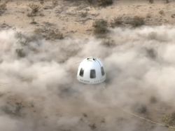 Penampakan Wahana Blue Origin yang Angkut Katy Perry ke Luar Angkasa