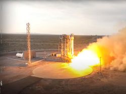 Penampakan Wahana Blue Origin yang Angkut Katy Perry ke Luar Angkasa