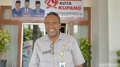 Plt Kepala Badan Keuangan dan Aset Daerah Kota Kupang, Jimmy Tunliu. (Foto: Simon Selly/detikBali)