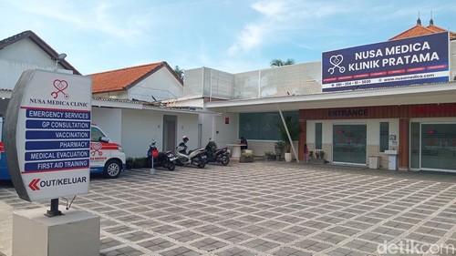 Suasana di Klinik Nusa Medika Pecatu, Selasa (15/4/2025).