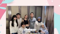 Saat masih menjadi istri Arya Saloka, ibu satu anak itu sempat terlihat bahagia berkumpul bersama keluarga dan makan bersama. Foto: Instagram @Instagram @anneofficial1990