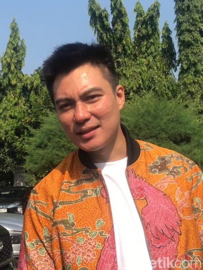 Baim Wong di Pengadilan Agama Jakarta Selatan.