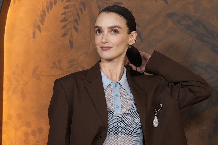 Charlotte Le Bon arrives at the season three premiere of 