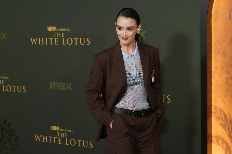 Charlotte Le Bon arrives at the season three premiere of 