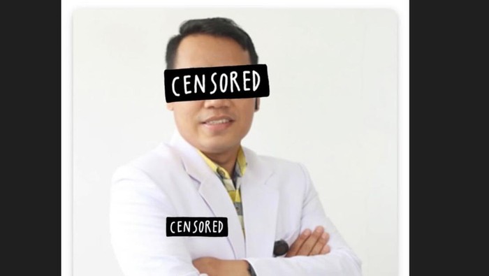 Dokter yang diduga melecehkan pasien di Kota Malang.
