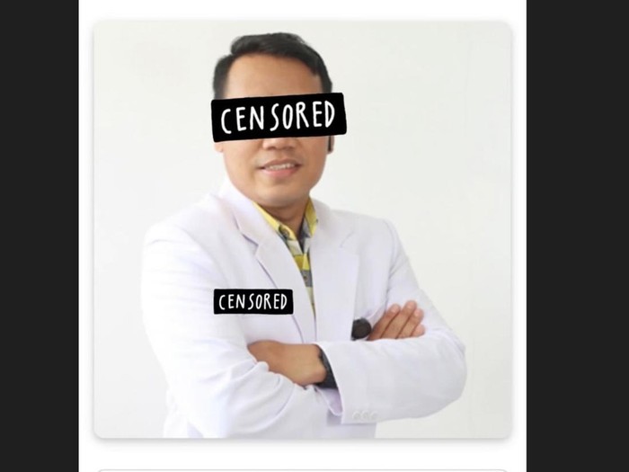 Dokter yang diduga melecehkan pasien di Kota Malang.