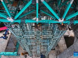 Potret Menakjubkan Calon Jembatan Tertinggi Dunia di China