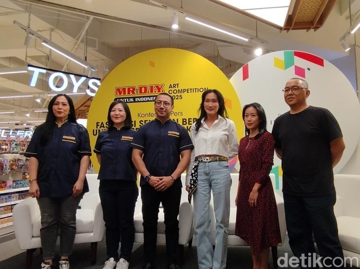 Jumpa pers MR.D.I.Y. Art Competition 2025 digelar pada Rabu (16/4/2025).