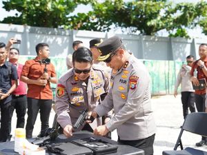 Kapolda Riau Resmikan Lapangan Tembak Tingkatkan Skill Menembak Anggota