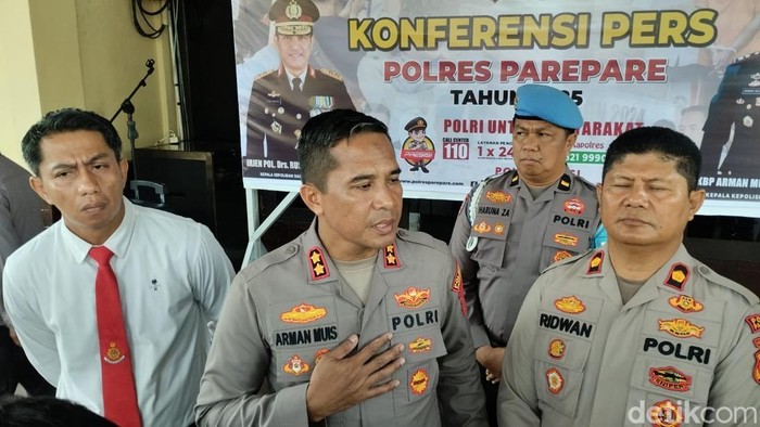 Kapolres Parepare AKBP Arman Muis.