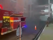 Asap Mengepul di Basemen DPRD Badung, Satu Genset Terbakar