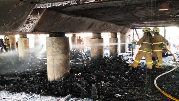 Kebakaran di Jakarta Utara. (Dok. Damkar)